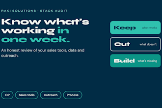 audit your b2b sales tools, icp and outbound strategy