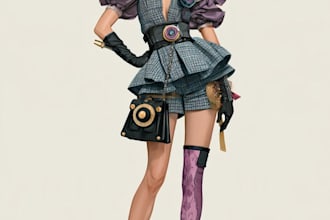 draw a fashion illustration