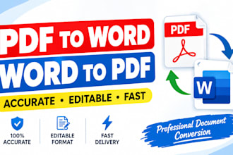 convert PDF to word or word to PDF accurately