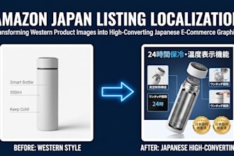 design high converting amazon japan and rakuten listing images