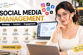 manage your social media with content strategy and audience engagement