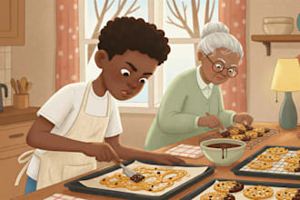 draw children book illustration