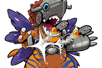 draw digimon in my artstyle