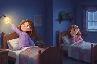 draw original children book illustration and book cover