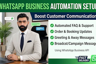 set up whatsapp business automation for your business