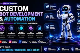 create social media bot tiktok bot instagram api bot, youtube bot twitter x bot