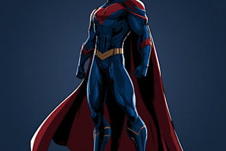do a superhero character