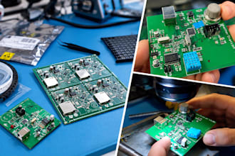 design circuit, pcb layout ready for jlcpcb and pcbway manufacturing