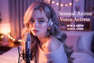cute asmr nsfw sfw mommy female voice over, acting seductive anime,smut erotic