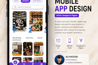 design modern figma UI UX for web and mobile apps