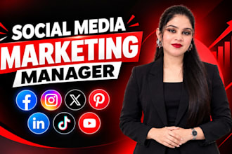 be your social media manager for growth and marketing
