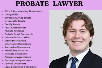 do prenup,tax law,asset protection,divorce,wills as your probate lawyer in us,UK