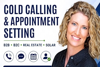 do b2b and b2c cold calling and appointment setting