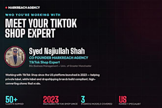 setup tik tok shop fix tiktok dropshipping tiktok shop marketing tiktok shop ad