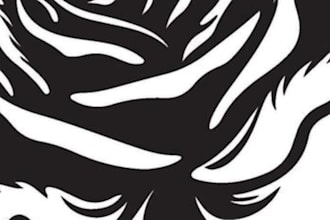 create a modern flash tattoo woodblock style