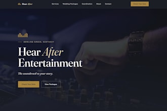 create a custom landing page