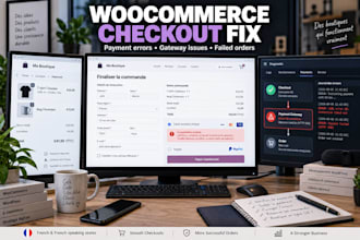 fix french woocommerce checkout payment errors and gateway issues