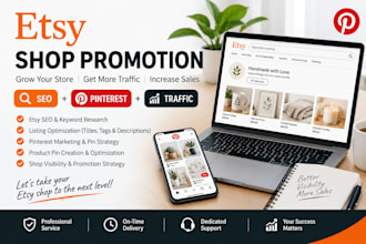 promote etsy shop boost etsy sales etsy seo pinterest marketing