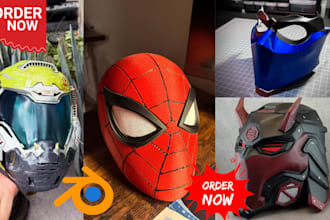 3d print and paint mask cosplay 3dmask 3d helmet stl anime mask for 3d printing