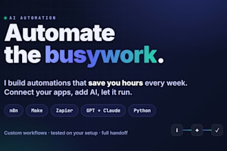 build an ai automation to save you hours of manual work