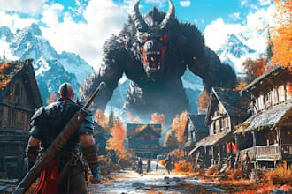 develop open world game, universal game, rpg and multiplayer game, mmorpg game