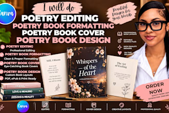 do peotry editing poetry book formatting poetry book cover poetry book design