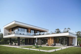create photorealistic 3d exterior and interior renderings for modern apartments