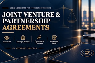 draft a corporate joint venture contract for your company