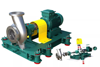 create industrial 3d cad design,3d product modeling, photoreal render, cad model