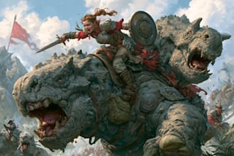 design unique dnd characters, heroes, villains and npcs