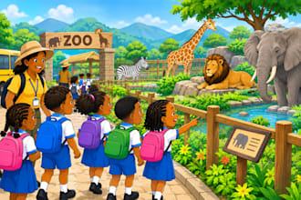 create story book, children book, picture book, watercolor and kids book