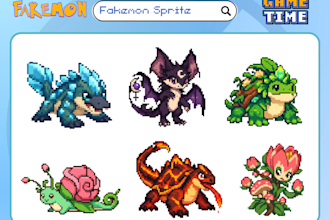 make epic pokemon, fakemon, trainer sprites