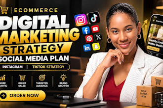online store marketing plan social media strategy instagram tiktok content plan