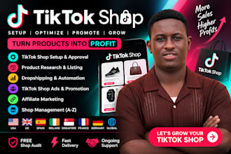 setup tik tok shop fix tiktok dropshipping tiktok shop marketing tiktok shop ads