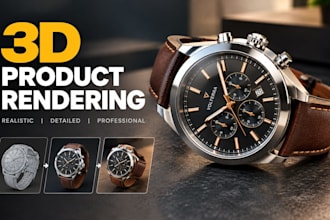 create photorealistic 3d product rendering for amazon listing product renders