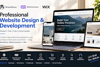 build wix website, design or redesign wix website, wix real estate website