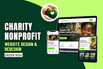 nonprofit website, charity website, donation, ngo website on wix, wordpress