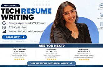 write an ats friendly resume tailored to your target job