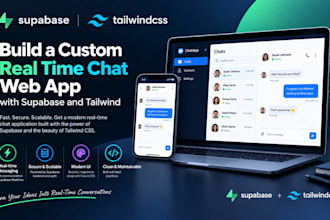 build a custom real time chat web app with supabase and tailwind