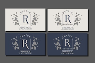 design a professional business card for your brand