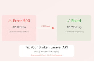 fix your broken laravel API