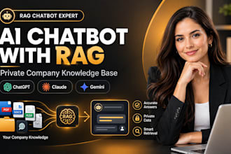 rag chatbot with private company knowledge base for your business