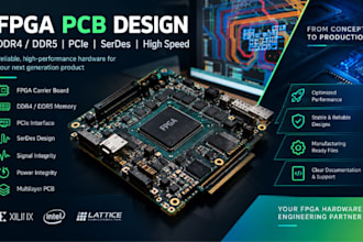 design fpga pcb ddr4 ddr5 pcie serdes high speed carrier board signal integrity