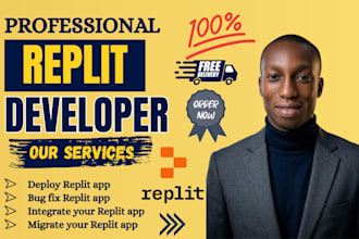 be your replit developer for ai apps saas mvp appgyver base 44 ai website adalo