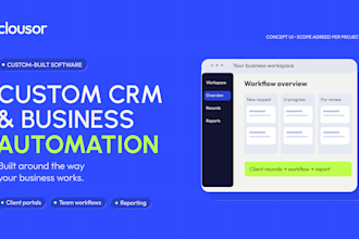 build a custom CRM and business automation system