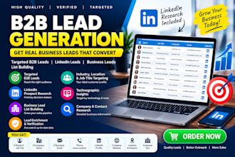 targeted b2b leads lead generation linkedin leads business leads list building