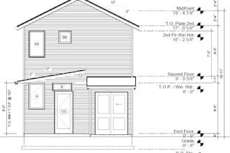 create revit architectural bim model floor plans elevations construction drawing