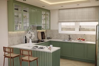 do 3d kitchen design, layout planning and photorealistic rendering