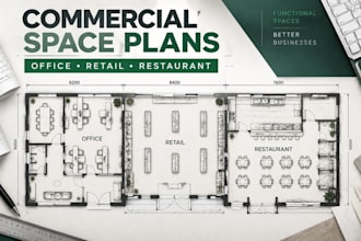 plan commercial space planning and floor plans for offices retail and restaurant