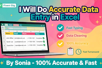 do accurate data entry in excel and copy paste